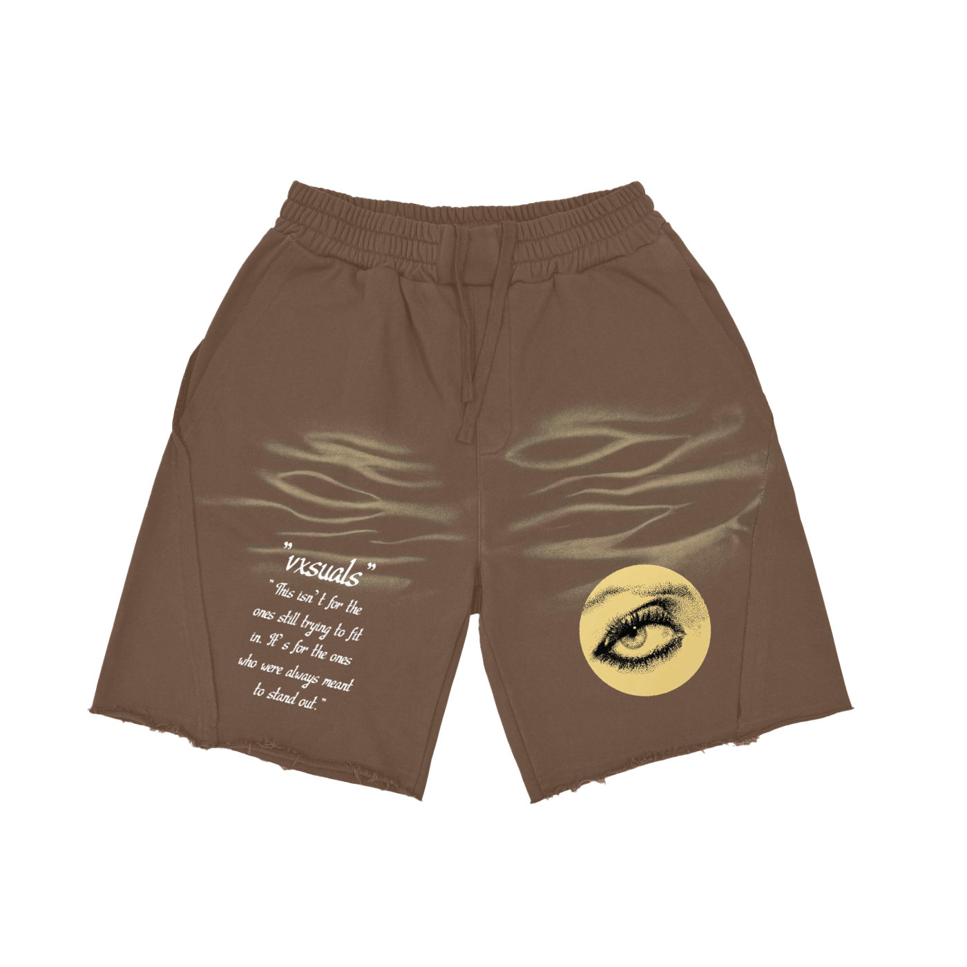 VXSUALS CLASSIC CROPPED SHORTS