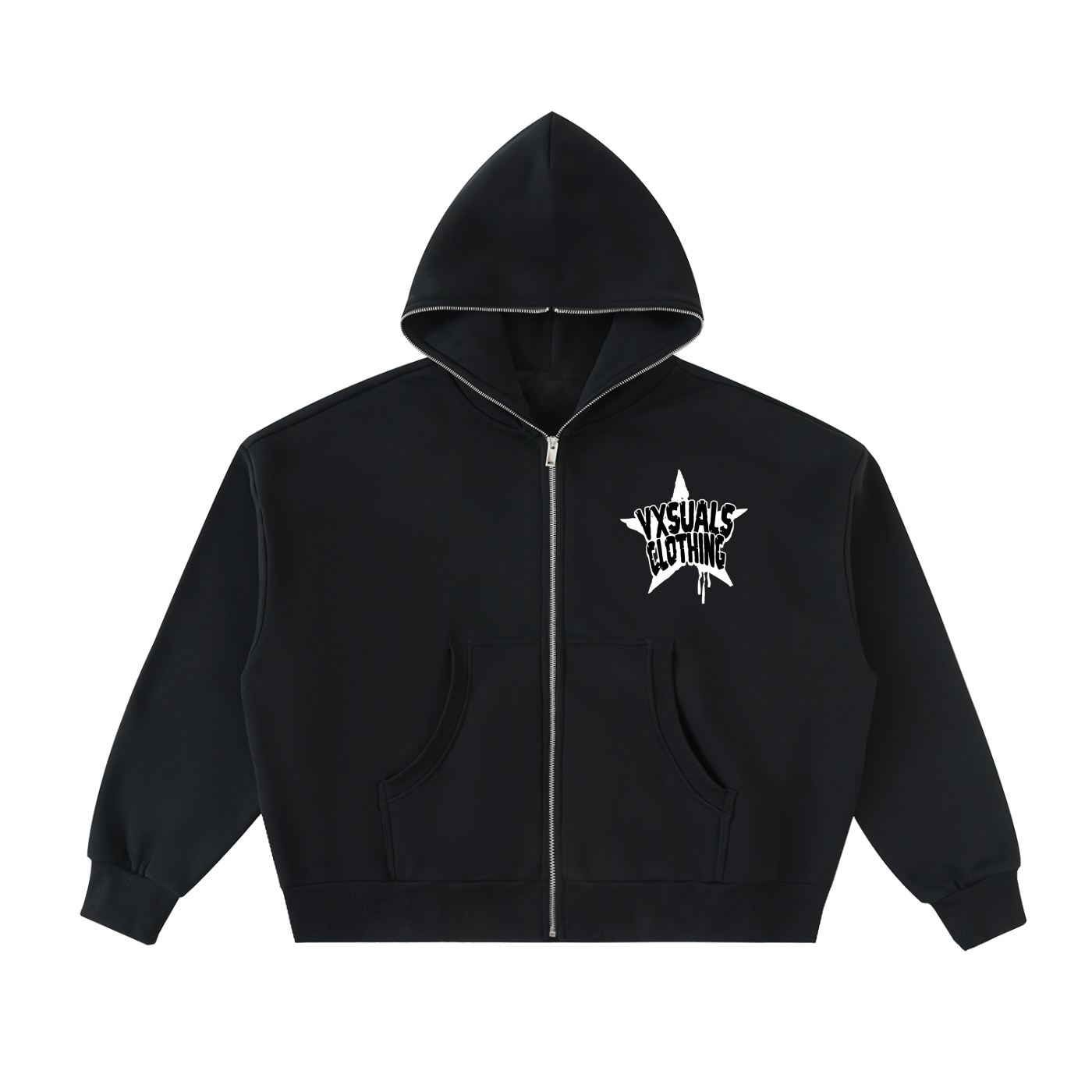 VXSUALS Boxy Star Hoodie
