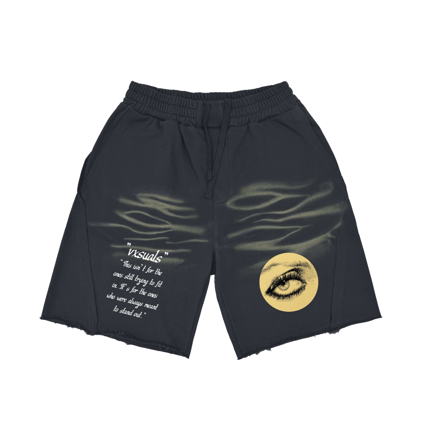 VXSUALS CLASSIC CROPPED SHORTS